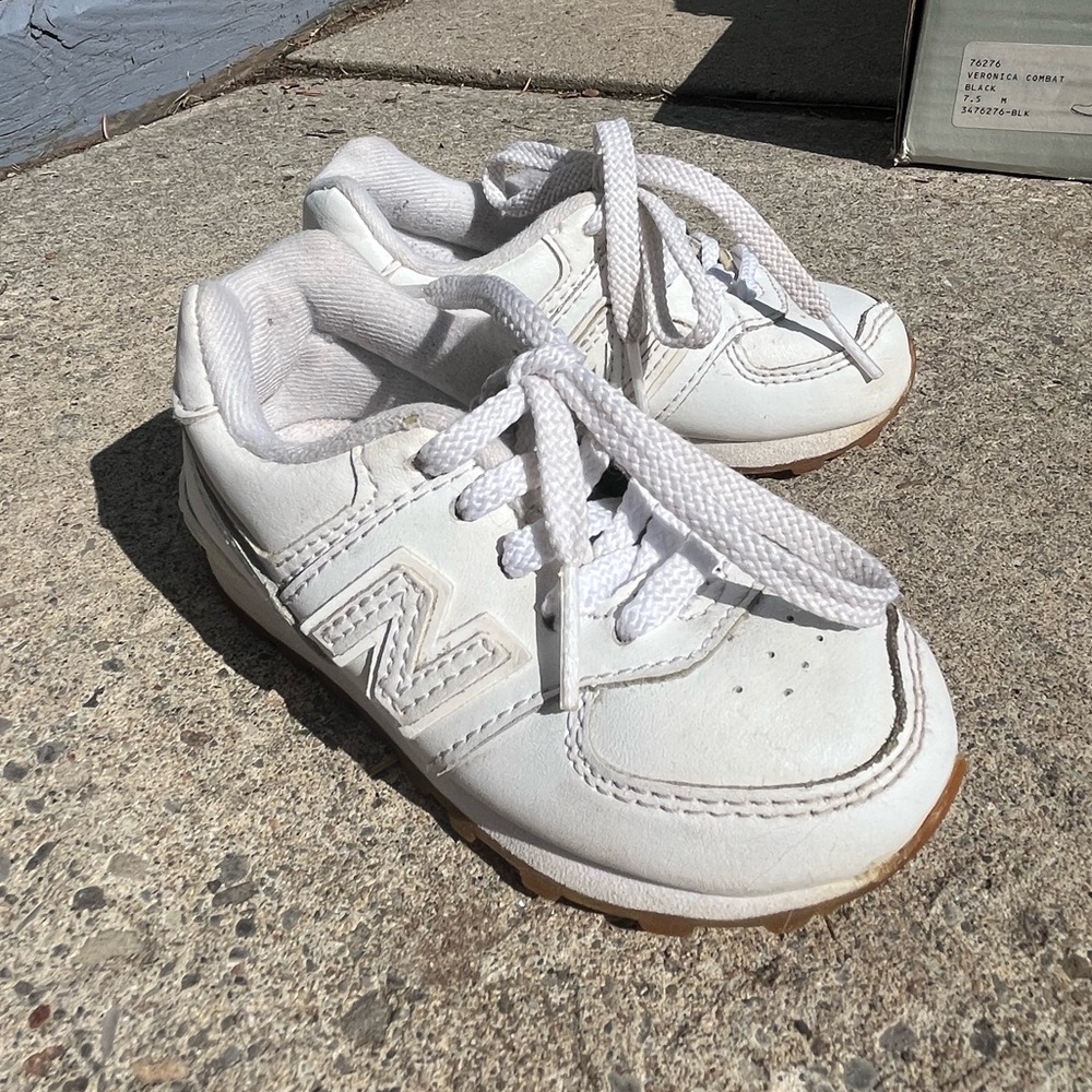 New Balance Kids White Sneakers